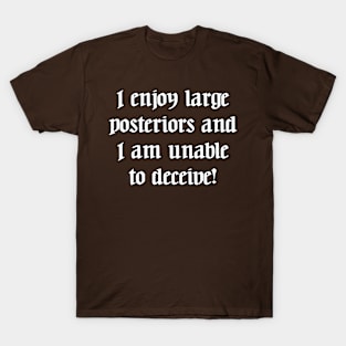 Ye Olde Lyrics - I Like Big Butts T-Shirt